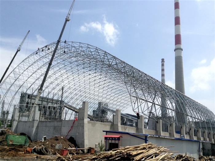 禹州煤机油桶翘工程网架